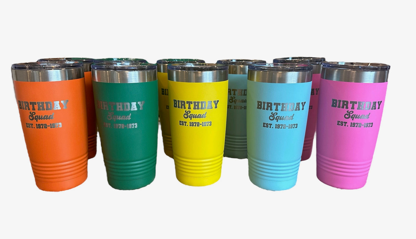 Engraved Insulated Tumblers