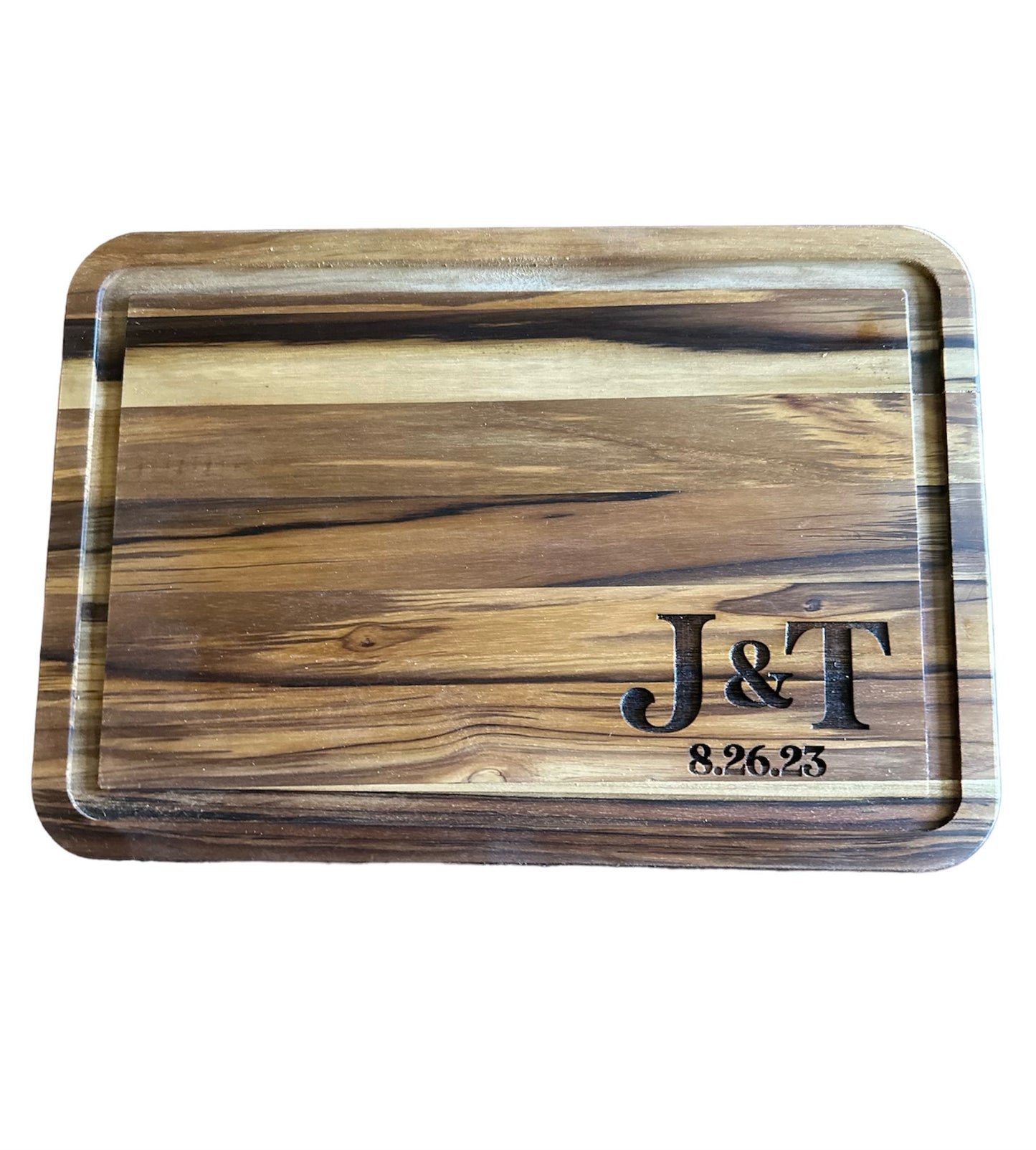 Personalized Wood Cutting Board/Charcuterie . - Medium Size