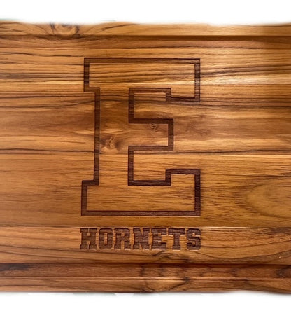 Personalized Wood Cutting Board/Charcuterie . - Medium Size
