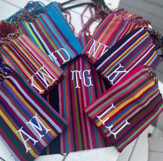 Striped Beach Bag